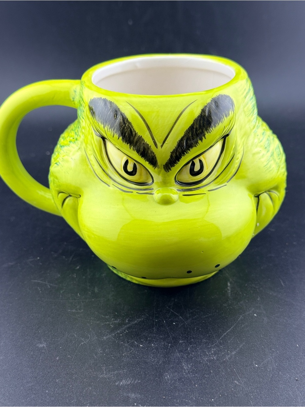 Dr. Seuss Grinchmas The Grinch 3D Sculpted Ceramic Mug